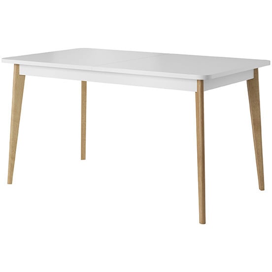 Stół 140x80 GROVE 10 biały / dąb riviera 264330
