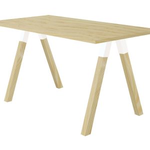 Stół 140×80 Urban white drewniany, kolor sosnowy 682110 Stół 140×80 Urban white drewniany, kolor sosnowy 682110