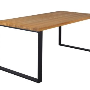 Stół 140×90 z litego drewna dębowego ANTON loft 385554 Stół 140×90 z litego drewna dębowego ANTON loft 385554