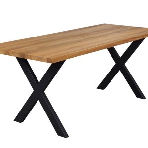 Stół 150×90 z drewna litego dębowego Argent loft 385562 Stół 150×90 z drewna litego dębowego Argent loft 385562