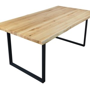 Stół 160×100 dębowy WOOD z naturalnymi krawędziami 385569 Stół 160×100 dębowy WOOD z naturalnymi krawędziami 385569