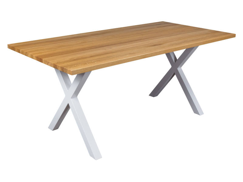 Stół 160x90 Blanco z drewna dębowego litego olejowanego Pure 239407