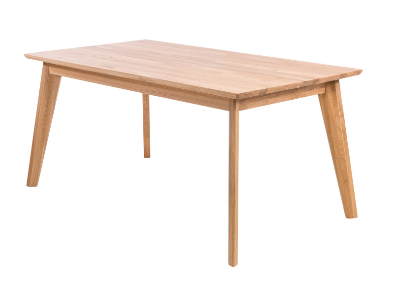 Stół 160x90+2x50 dębowy rozkładany z litego drewna GILBERT 223341