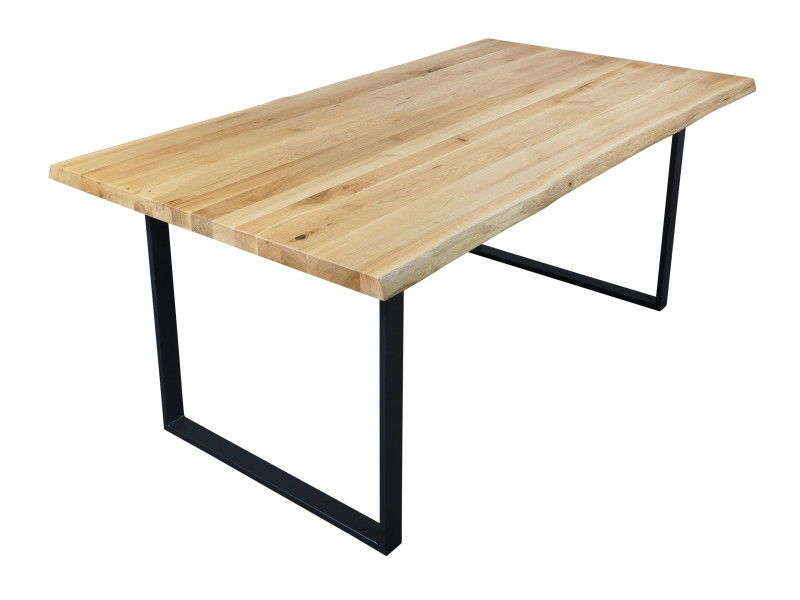 Stół 180x100 dębowy WOOD z naturalnymi krawędziami 385561