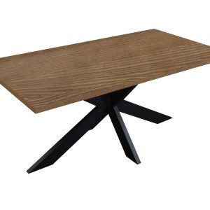 Stół 180×90 drewniany sękaty SPIDER LOFT, kolor brązowy 572039 Stół 180×90 drewniany sękaty SPIDER LOFT, kolor brązowy 572039