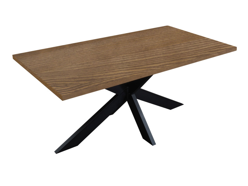 Stół 180x90 drewniany sękaty SPIDER LOFT, kolor brązowy 572039