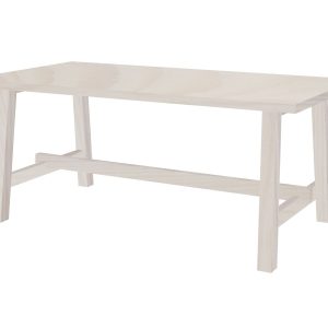 Stół 180×90 z drewna litego SCANDI, kolor bielony 550796 Stół 180×90 z drewna litego SCANDI, kolor bielony 550796