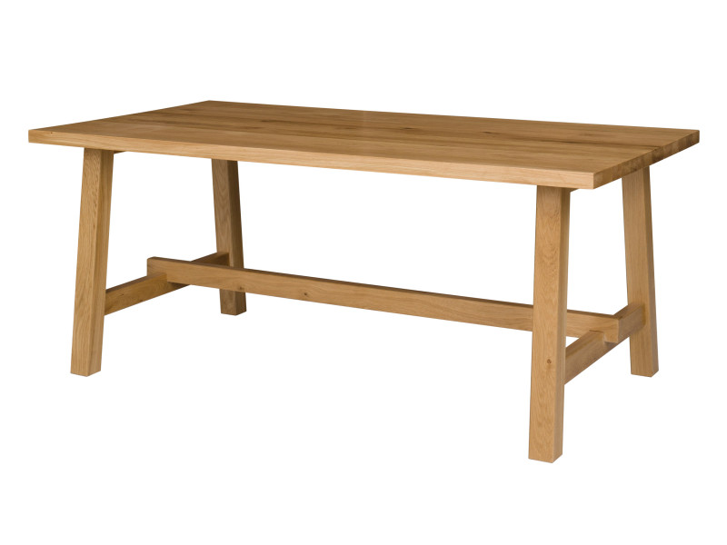 Stół 180x90 z drewna litego SCANDI, kolor dębowy 101332