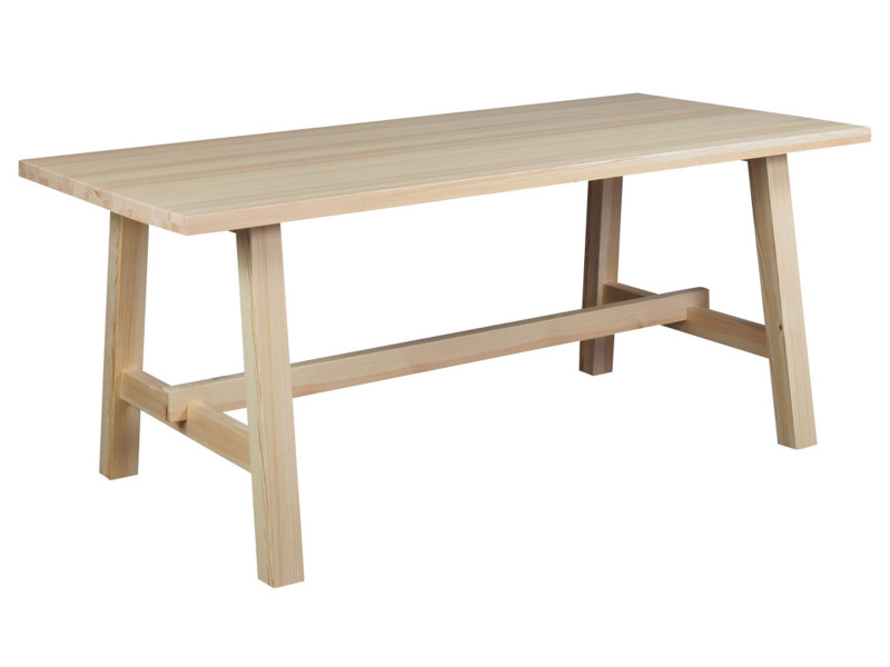 Stół 180x90 z drewna litego SCANDI, kolor sosnowy 186137