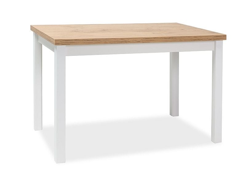Stół ADAM 100x60 dąb lancelot/biały mat 959349