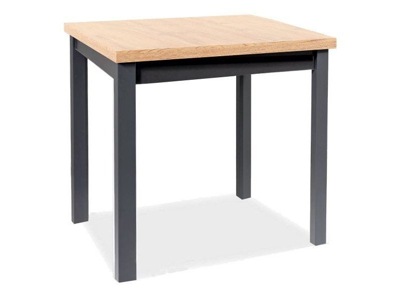 Stół ADAM 90x65 dąb artisan/czarny 840073