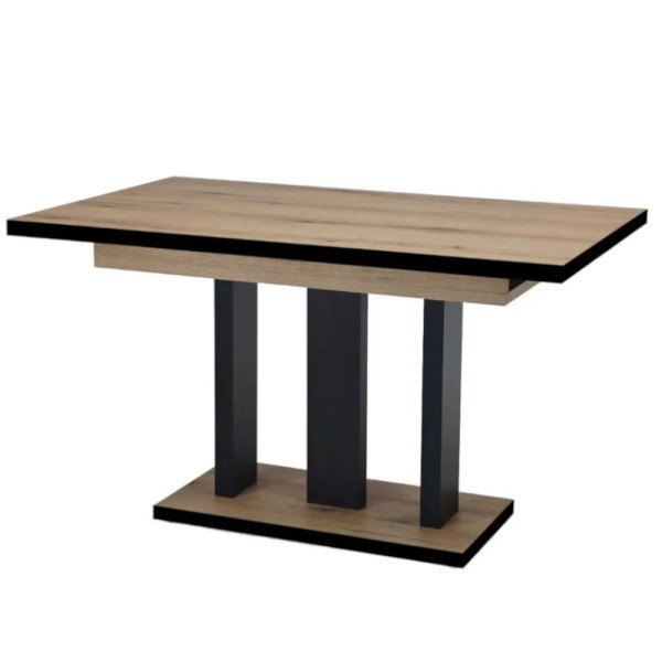 Stół Appia 210 BLACK rozkładany 130-210 ENDO 466050