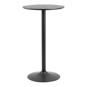 STÓŁ BAROWY Ibiza czarny OKRĄGŁY loftowy 60cm MDF I METAL 71560 STÓŁ BAROWY Ibiza czarny OKRĄGŁY loftowy 60cm MDF I METAL 71560