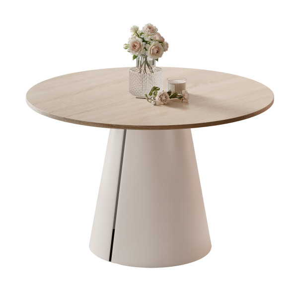 Stół BASE okrągły stół rozkładany 100 cm, nowoczesny design 1033431