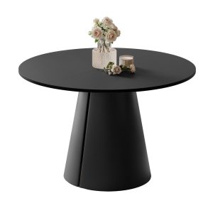 Stół BASE okrągły stół rozkładany 100 cm, nowoczesny design 1033446 Stół BASE okrągły stół rozkładany 100 cm, nowoczesny design 1033446