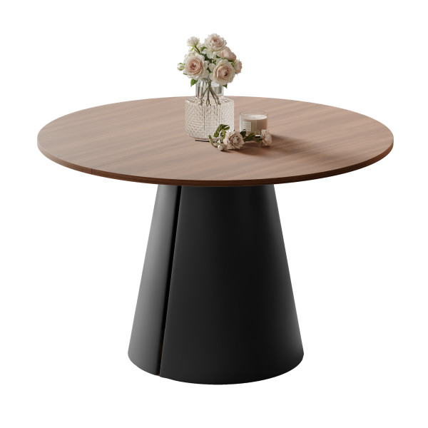 Stół BASE okrągły stół rozkładany 120 cm, nowoczesny design 1033434