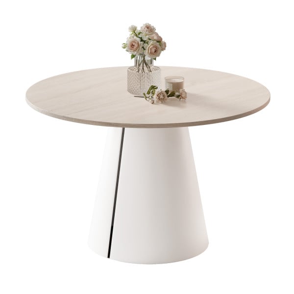 Stół BASE okrągły stół rozkładany 120 cm, nowoczesny design 1033462