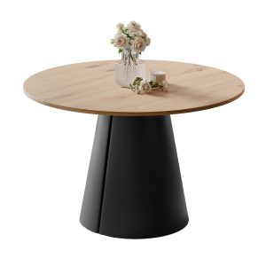 Stół BASE okrągły stół rozkładany 120 cm, nowoczesny design 1033469 Stół BASE okrągły stół rozkładany 120 cm, nowoczesny design 1033469