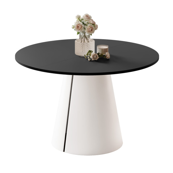 Stół BASE okrągły stół rozkładany 120 cm, nowoczesny design 1033473