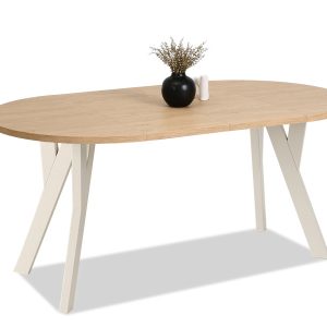 Stół Borneo Dąb-Kamienny, Podstawa Krem 340527 Stół Borneo Dąb-Kamienny, Podstawa Krem 340527