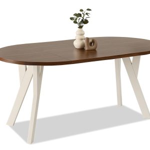 Stół Borneo Orzech, Podstawa Krem 340531 Stół Borneo Orzech, Podstawa Krem 340531