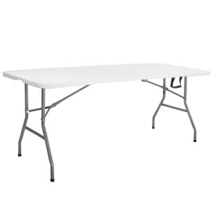 Stół cateringowy 180×74 cm stolik składany ogrodowy, turystyczny walizka 691784 Stół cateringowy 180×74 cm stolik składany ogrodowy, turystyczny walizka 691784