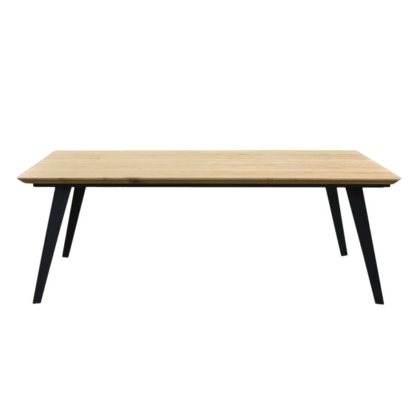 Stół dębowy na metalowych nogach CORTEZ 160 x 90 759030