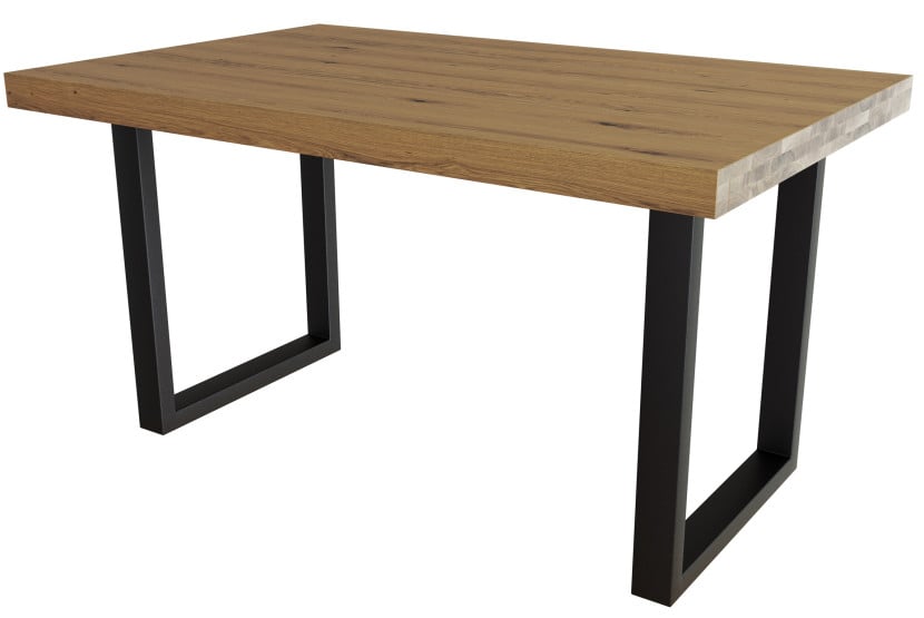 Stół dębowy OSTIN 200x100 - brązowy 207579