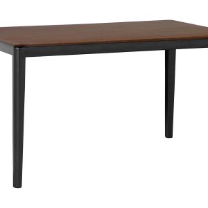 Stół dla 4 osób brązowy 135 x 80 cm 193981 Stół dla 4 osób brązowy 135 x 80 cm 193981