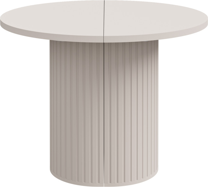 Stół do jadalni 100 cm ONELIO beż piaskowy 939886