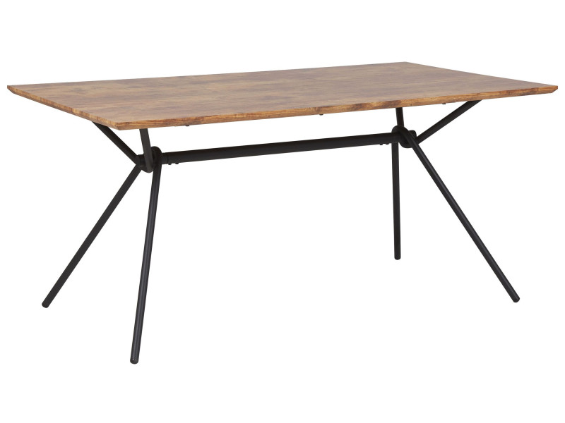 Stół do jadalni 160 x 90 cm ciemne drewno 193963