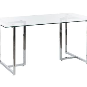 Stół do jadalni 160 x 90 cm dla 6 osób szklany 177386