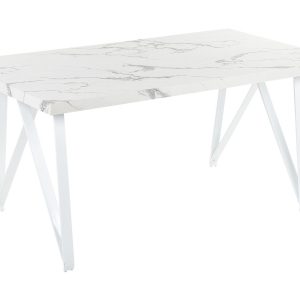 Stół do jadalni 160 x 90 cm efekt marmuru 193974