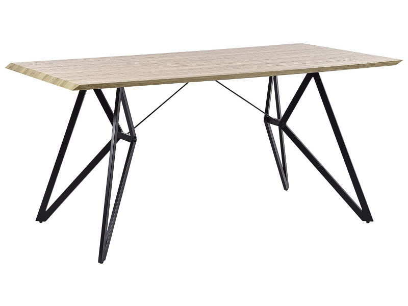 Stół do jadalni 160 x 90 cm jasne drewno BUSCOT 193739