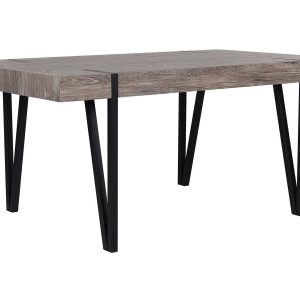 Stół do jadalni 180×90 cm ciemne drewno 193900