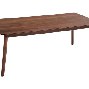Stół do jadalni 200×100 ciemne drewno 193973