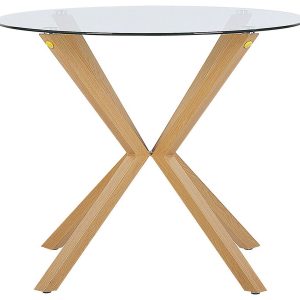 Stół do jadalni ALTURA Przezroczysty 90 cm 281215 Stół do jadalni ALTURA Przezroczysty 90 cm 281215