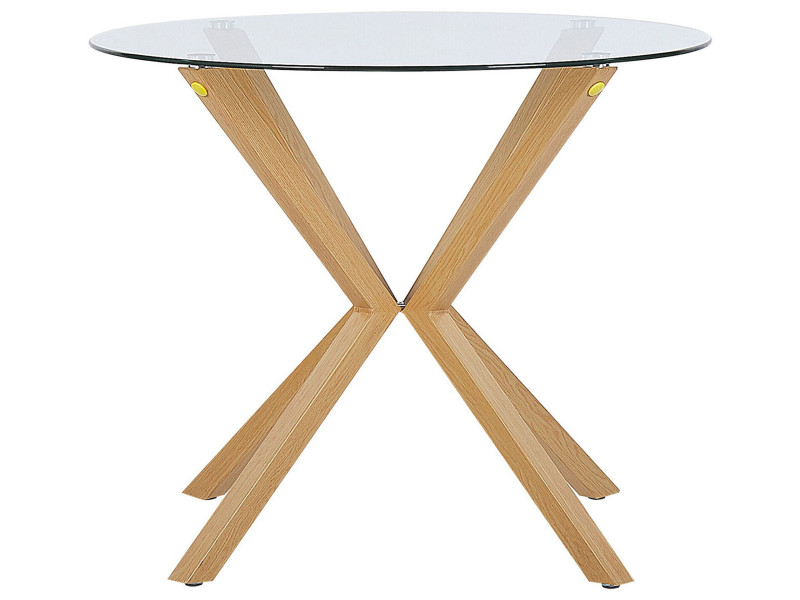 Stół do jadalni ALTURA Przezroczysty 90 cm 281215