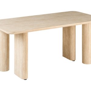 Stół do jadalni BARROY Efekt trawertynu 180 cm 90 cm 747906 Stół do jadalni BARROY Efekt trawertynu 180 cm 90 cm 747906