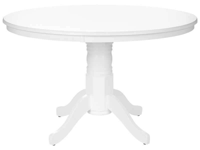 Stół do jadalni biały okrągły 120 cm 300972