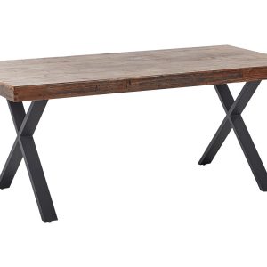 Stół do jadalni ciemne drewno sosnowe MDF 566995 Stół do jadalni ciemne drewno sosnowe MDF 566995