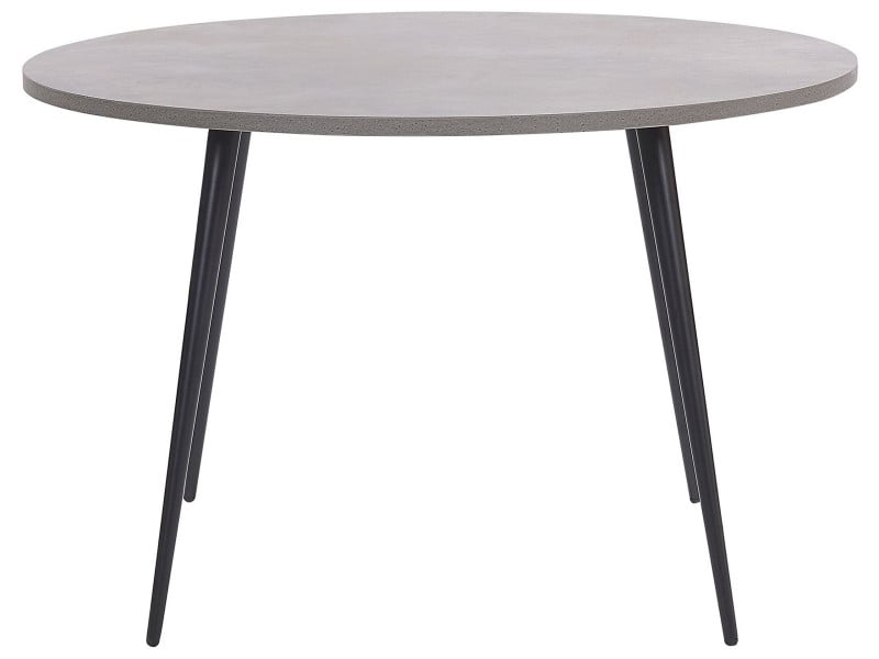 Stół do jadalni efekt betonu 120 cm szary 346510
