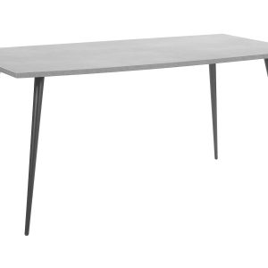 Stół do jadalni efekt betonu 160×80 szary 193608 Stół do jadalni efekt betonu 160×80 szary 193608