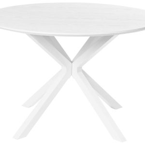 Stół do jadalni FITZROY Biały 120 cm 736226 Stół do jadalni FITZROY Biały 120 cm 736226