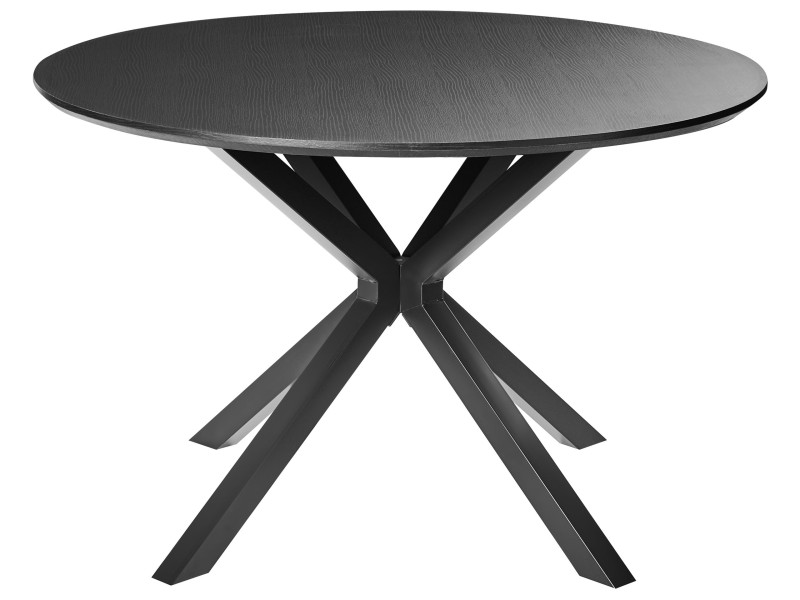 Stół do jadalni FITZROY Czarny 120 cm 736228