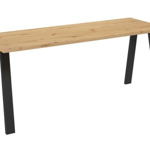 Stół do jadalni metalowe nogi Kleo 185×67 Dąb Artisan 198853 Stół do jadalni metalowe nogi Kleo 185×67 Dąb Artisan 198853