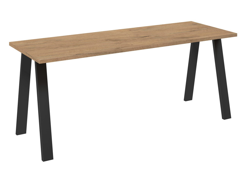 Stół do jadalni metalowe nogi Kleo 185x67 Dąb Lancelot 198850