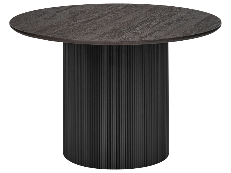 Stół do jadalni minimalistyczny ⌀ 120 cm czarny 385073