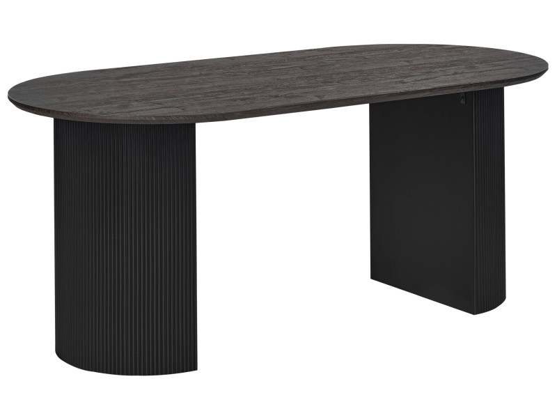 Stół do jadalni minimalistyczny 180x90 cm czarny 385069