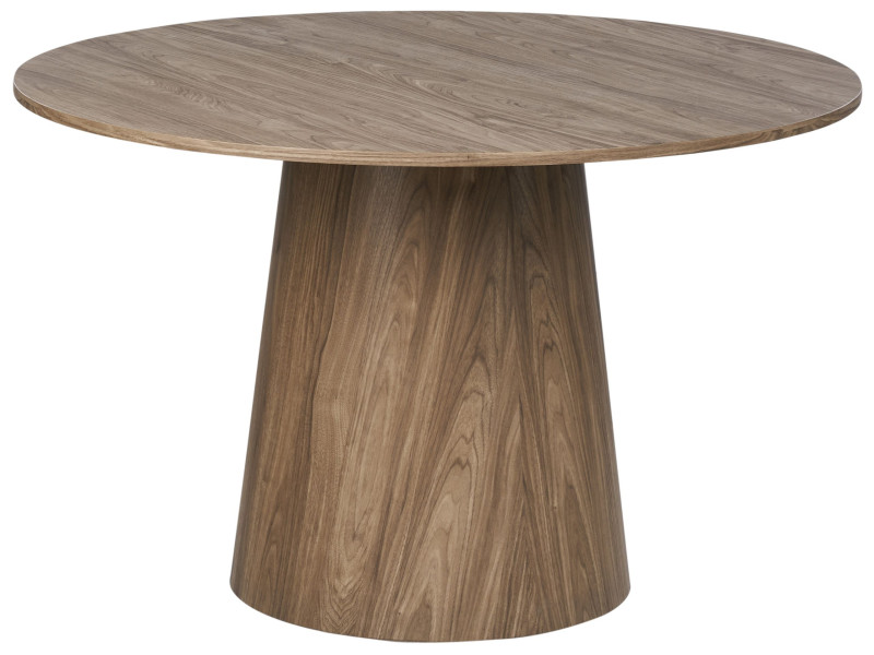Stół do jadalni okrągły na kolumnie ⌀ 120 cm 385071
